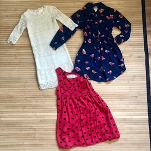 BUNDLE OF 3 DRESSES (little girl)